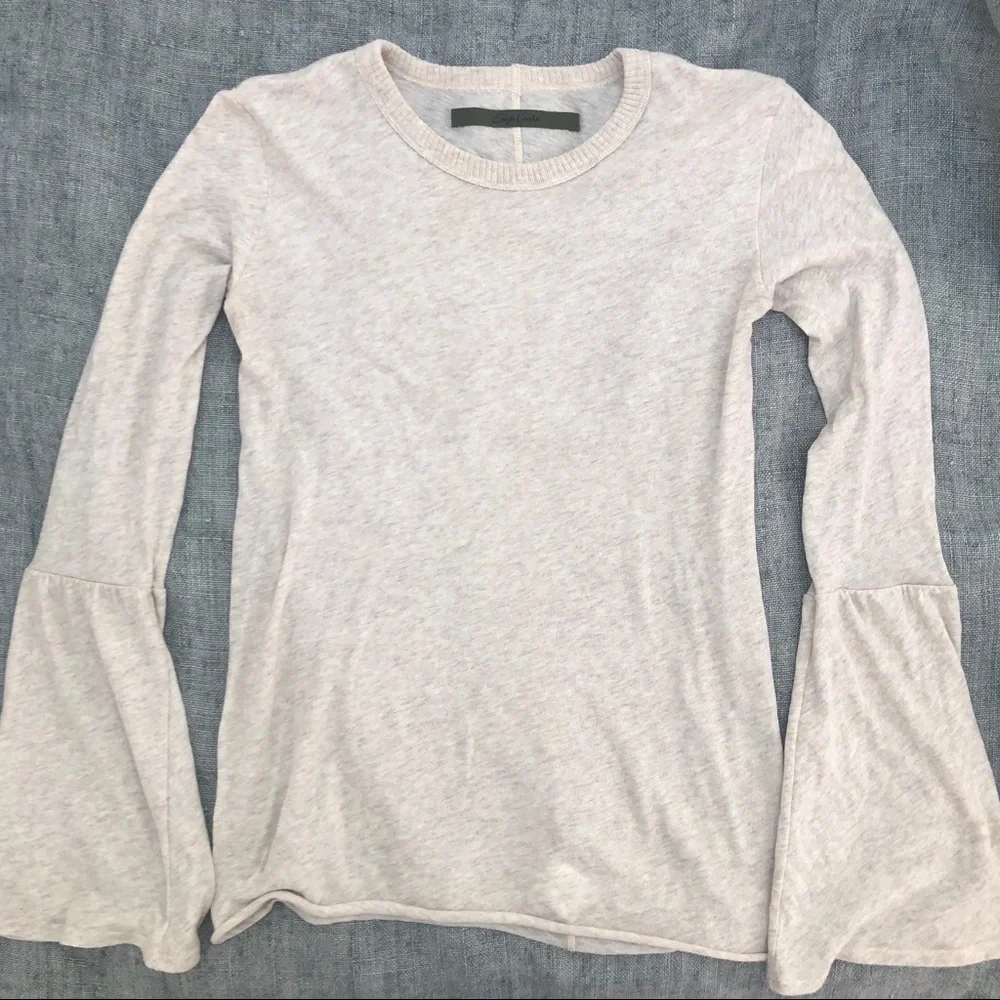 Enza Costa Cashmere Blend Sweater/ Top - Picture 3 of 8
